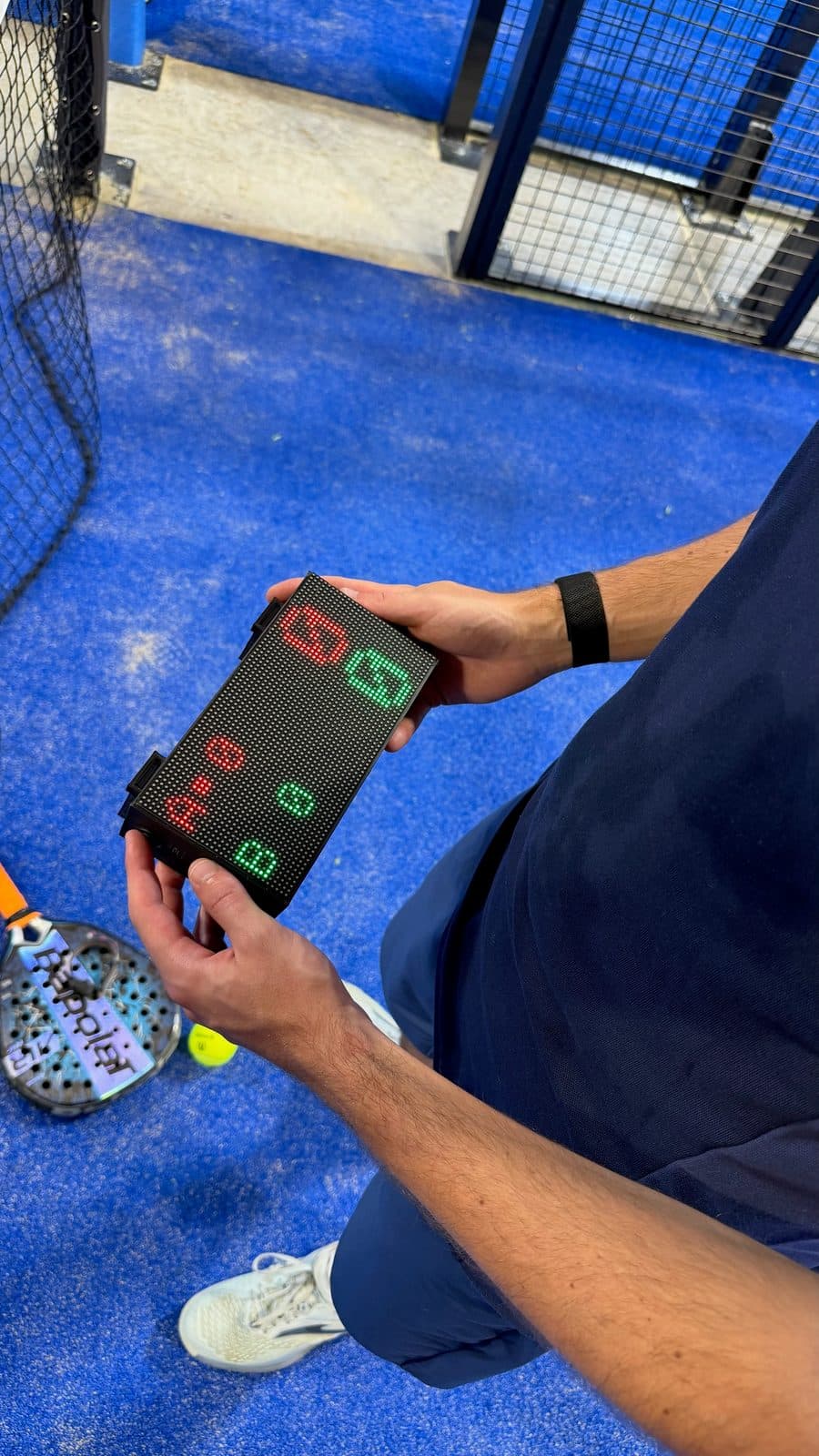 Réglage du score depuis la télécommande bracelet
